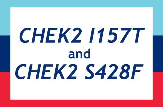 Ashkenazi Jewish founder mutation named CHEK2 I157T and CHEK2 S428F